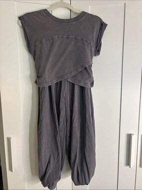 Free People Hot Shot Crossover Set Gray